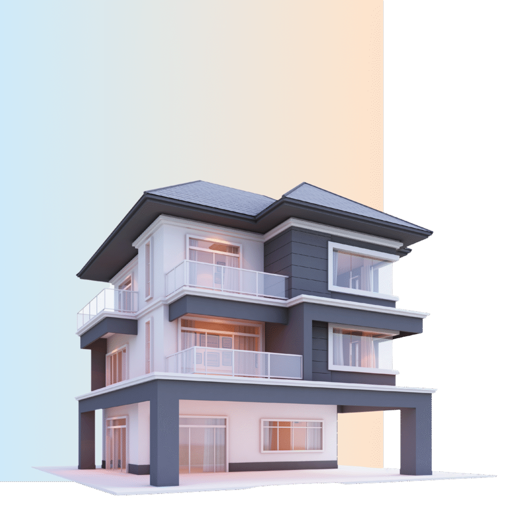 An abstract image that shows type of properties in seremban.